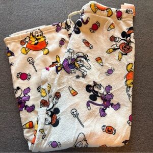 Disney Mickey Mouse Women's Halloween Print Pajama Lounge Pants XXL Candy Corn